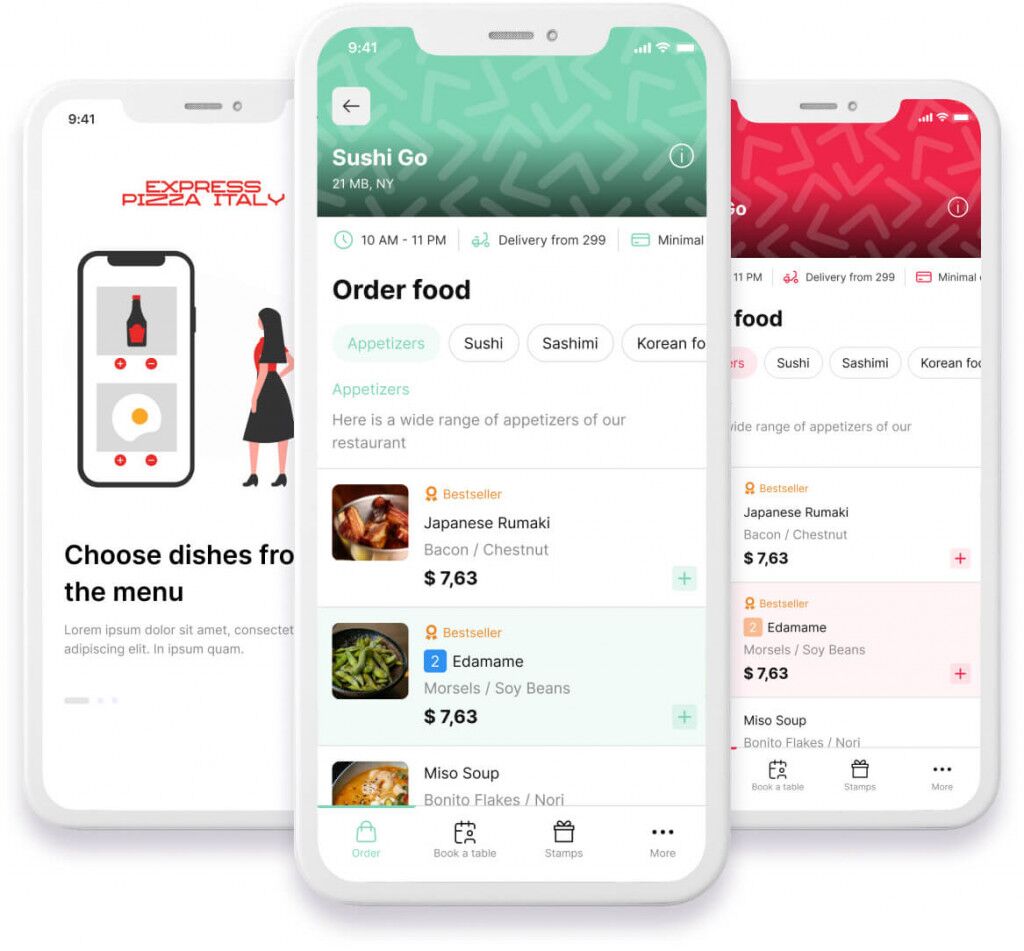 mobile app for restaurant